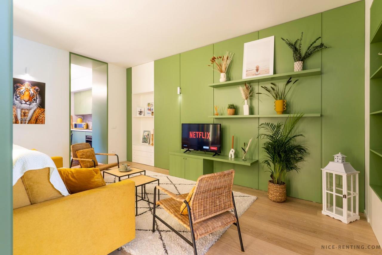 Nice Renting - Bavastro - Luxurious Loft - 2 Bedroom - Ac - Balcony - Trendy Neighborhood Bagian luar foto