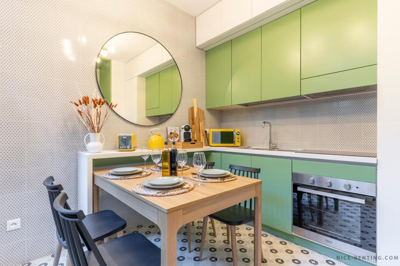 Nice Renting - Bavastro - Luxurious Loft - 2 Bedroom - Ac - Balcony - Trendy Neighborhood Bagian luar foto